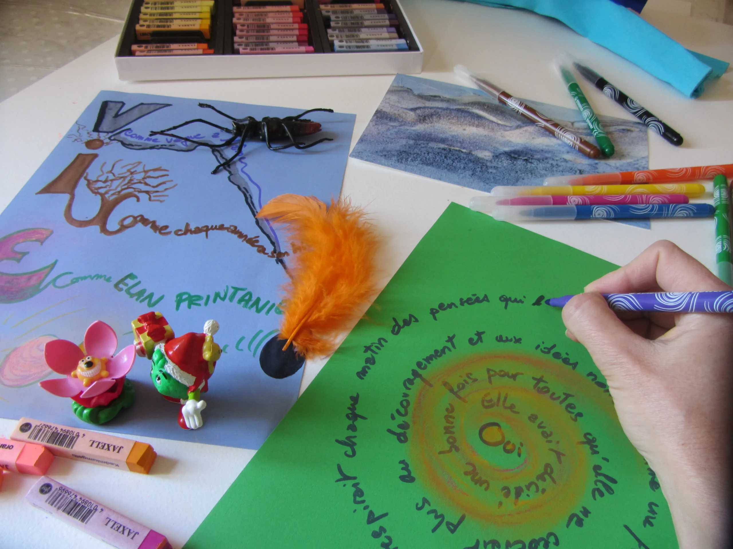 Atelier d'écriture en art thérapie