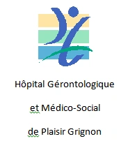 logo avec texte de l'Hôpital Gérontologique de Plaisir Grignon en version officielle